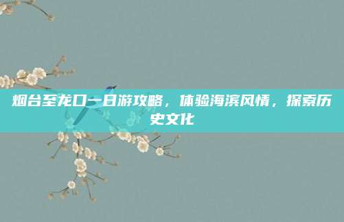 烟台至龙口一日游攻略,体验海滨风情,探索历史文化