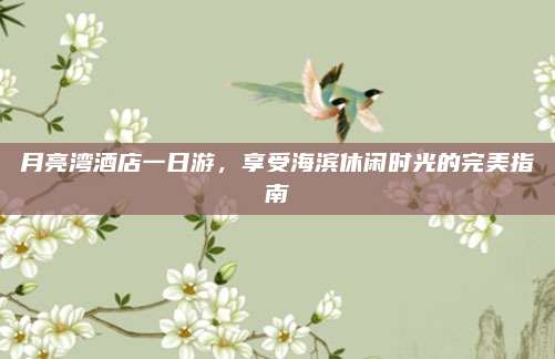 月亮湾酒店一日游,享受海滨休闲时光的完美指南