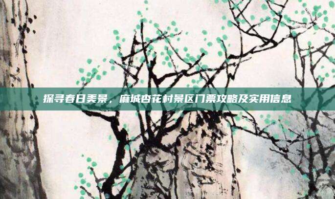 探寻春日美景，麻城杏花村景区门票攻略及实用信息
