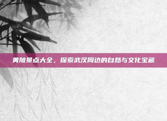 黄陂景点大全，探索武汉周边的自然与文化宝藏