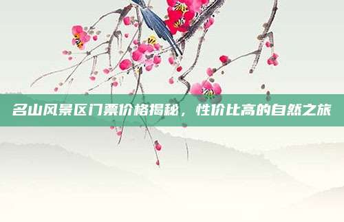 名山风景区门票价格揭秘,性价比高的自然之旅