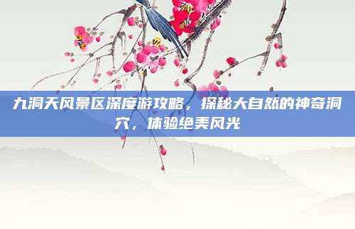 九洞天风景区深度游攻略,探秘大自然的神奇洞穴,体验绝美风光