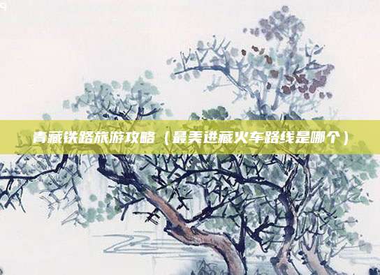 青藏铁路旅游攻略（最美进藏火车路线是哪个）