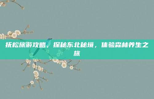 抚松旅游攻略,探秘东北秘境,体验森林养生之旅