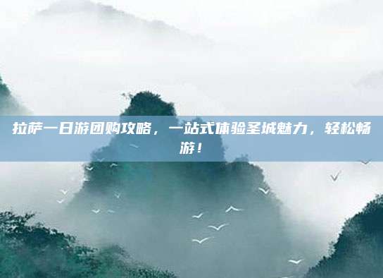 拉萨一日游团购攻略,一站式体验圣城魅力,轻松畅游!