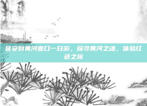 延安到黄河壶口一日游,探寻黄河之魂,体验红色之旅