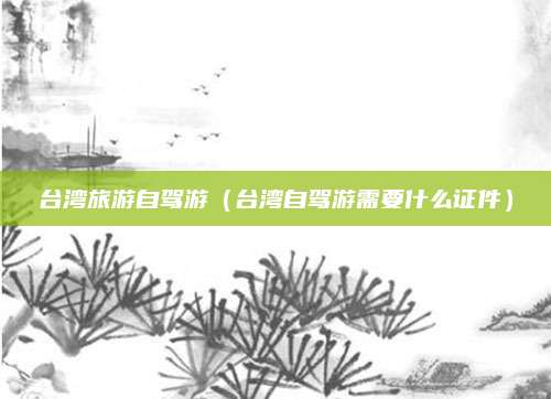 台湾旅游自驾游（台湾自驾游需要什么证件）