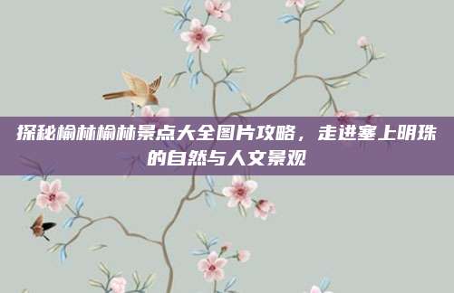 探秘榆林榆林景点大全图片攻略,走进塞上明珠的自然与人文景观
