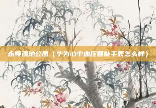 永顺湿地公园（华为心率血压智能手表怎么样）