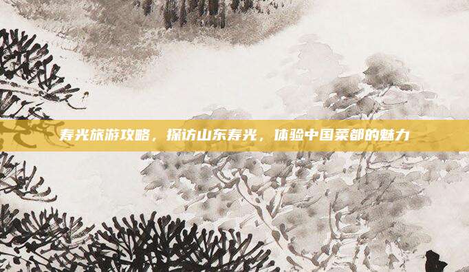 寿光旅游攻略，探访山东寿光，体验中国菜都的魅力