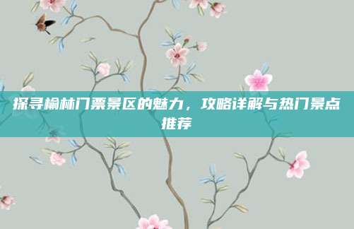 探寻榆林门票景区的魅力,攻略详解与热门景点推荐