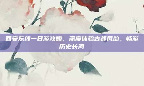 西安东线一日游攻略，深度体验古都风韵，畅游历史长河