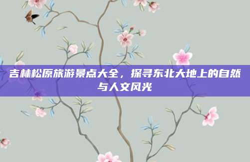 吉林松原旅游景点大全，探寻东北大地上的自然与人文风光