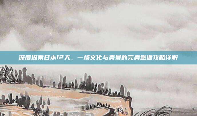 深度探索日本12天,一场文化与美景的完美邂逅攻略详解