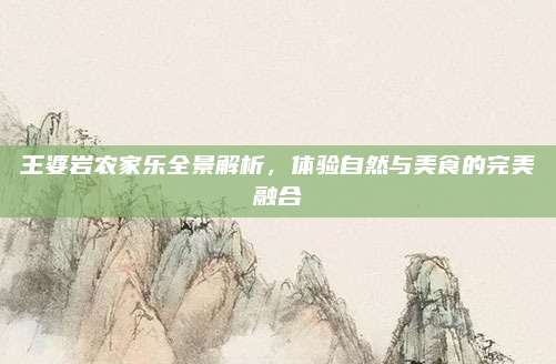 王婆岩农家乐全景解析，体验自然与美食的完美融合