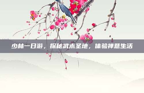 少林一日游，探秘武术圣地，体验禅意生活