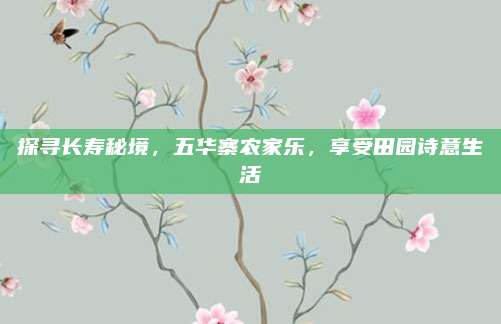 探寻长寿秘境，五华寨农家乐，享受田园诗意生活