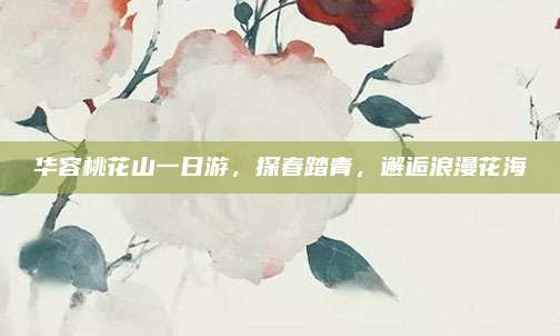 华容桃花山一日游,探春踏青,邂逅浪漫花海