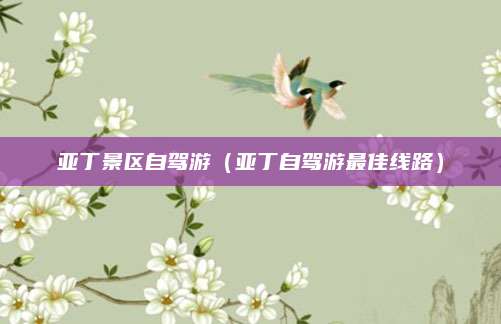 亚丁景区自驾游（亚丁自驾游最佳线路）