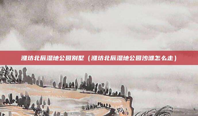 潍坊北辰湿地公园别墅（潍坊北辰湿地公园沙滩怎么走）