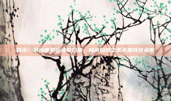 喜讯！吊水壶景区免收门票，畅游自然之美无需钱包负担