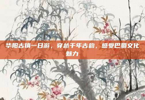 华阳古镇一日游，穿越千年古韵，感受巴蜀文化魅力