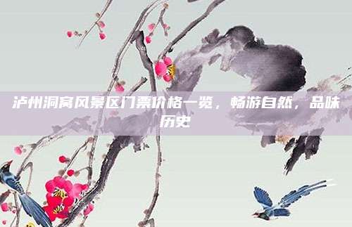 泸州洞窝风景区门票价格一览，畅游自然，品味历史