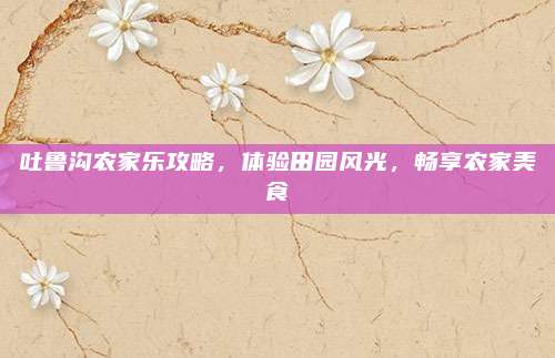 吐鲁沟农家乐攻略，体验田园风光，畅享农家美食
