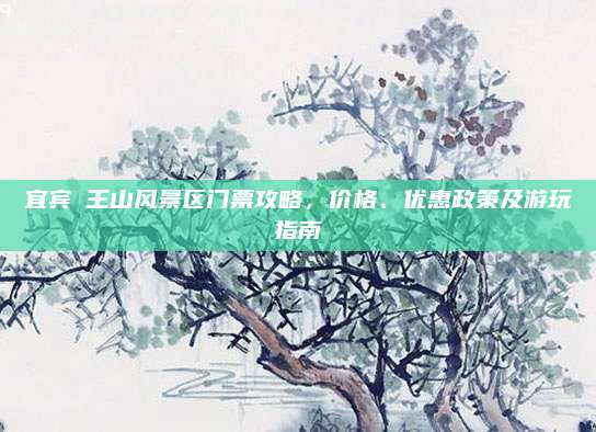宜宾僰王山风景区门票攻略，价格、优惠政策及游玩指南