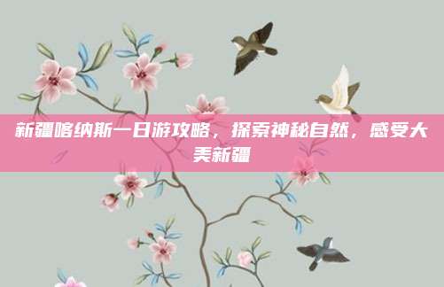 新疆喀纳斯一日游攻略，探索神秘自然，感受大美新疆