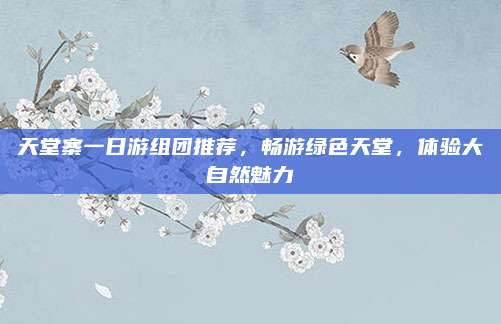 天堂寨一日游组团推荐，畅游绿色天堂，体验大自然魅力