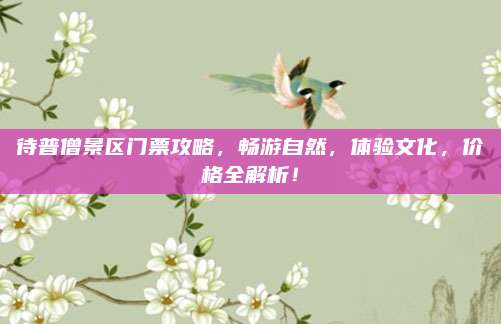 待普僧景区门票攻略，畅游自然，体验文化，价格全解析！