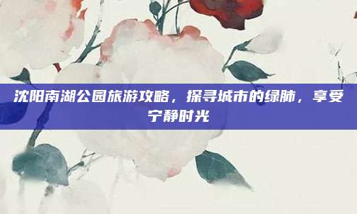 沈阳南湖公园旅游攻略，探寻城市的绿肺，享受宁静时光
