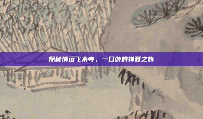 探秘清远飞来寺，一日游的禅意之旅