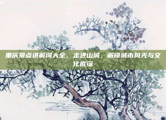 重庆景点讲解词大全，走进山城，解锁城市风光与文化底蕴