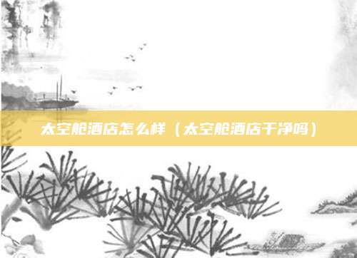 太空舱酒店怎么样(太空舱酒店干净吗)