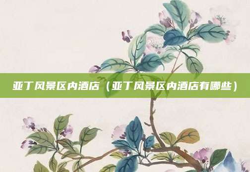 亚丁风景区内酒店(亚丁风景区内酒店有哪些)