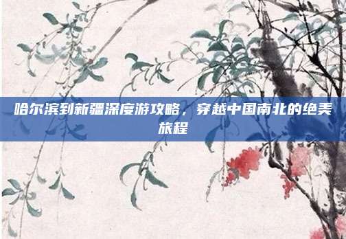 哈尔滨到新疆深度游攻略，穿越中国南北的绝美旅程