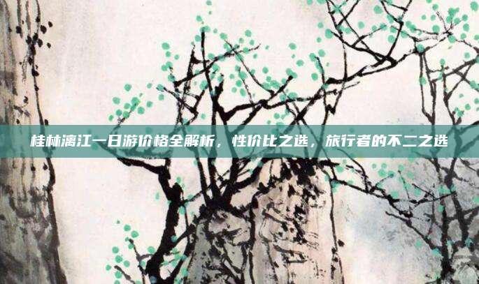 桂林漓江一日游价格全解析,性价比之选,旅行者的不二之选