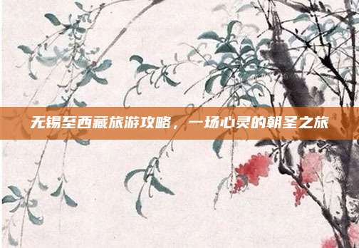 无锡至西藏旅游攻略，一场心灵的朝圣之旅