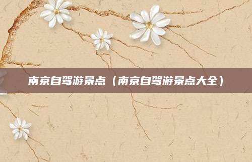 南京自驾游景点（南京自驾游景点大全）