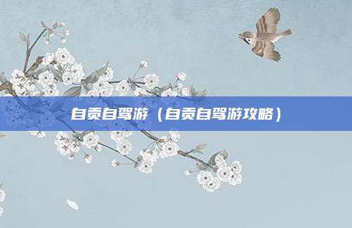 自贡自驾游（自贡自驾游攻略）
