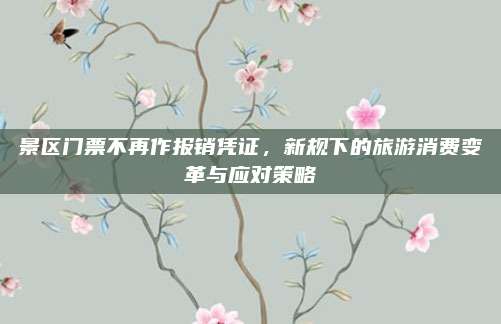 景区门票不再作报销凭证，新规下的旅游消费变革与应对策略