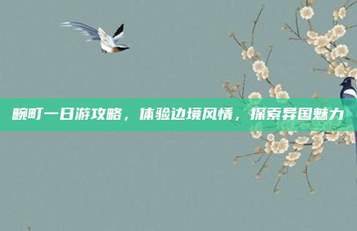 畹町一日游攻略，体验边境风情，探索异国魅力