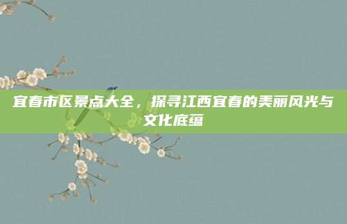 宜春市区景点大全，探寻江西宜春的美丽风光与文化底蕴