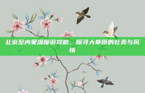 北京至内蒙深度游攻略,探寻大草原的壮美与风情