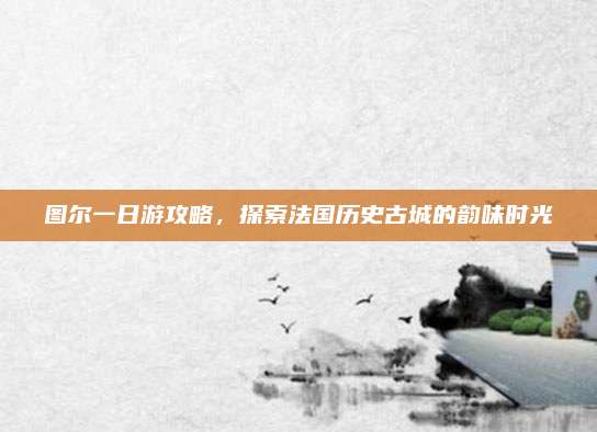 图尔一日游攻略，探索法国历史古城的韵味时光