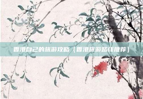 香港自己的旅游攻略(香港旅游路线推荐)