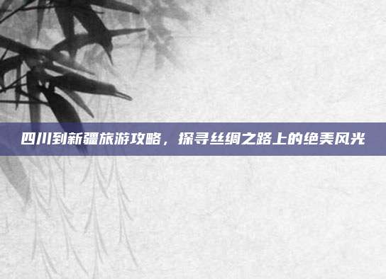 四川到新疆旅游攻略,探寻丝绸之路上的绝美风光