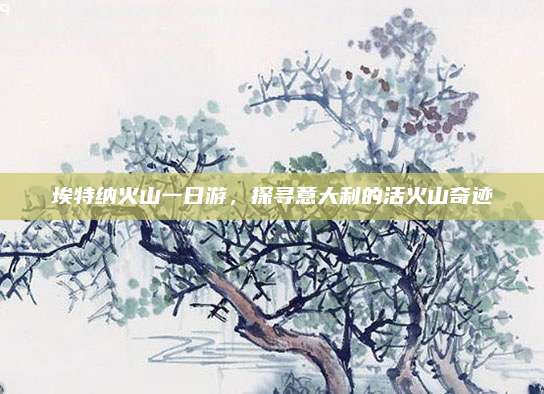 埃特纳火山一日游，探寻意大利的活火山奇迹